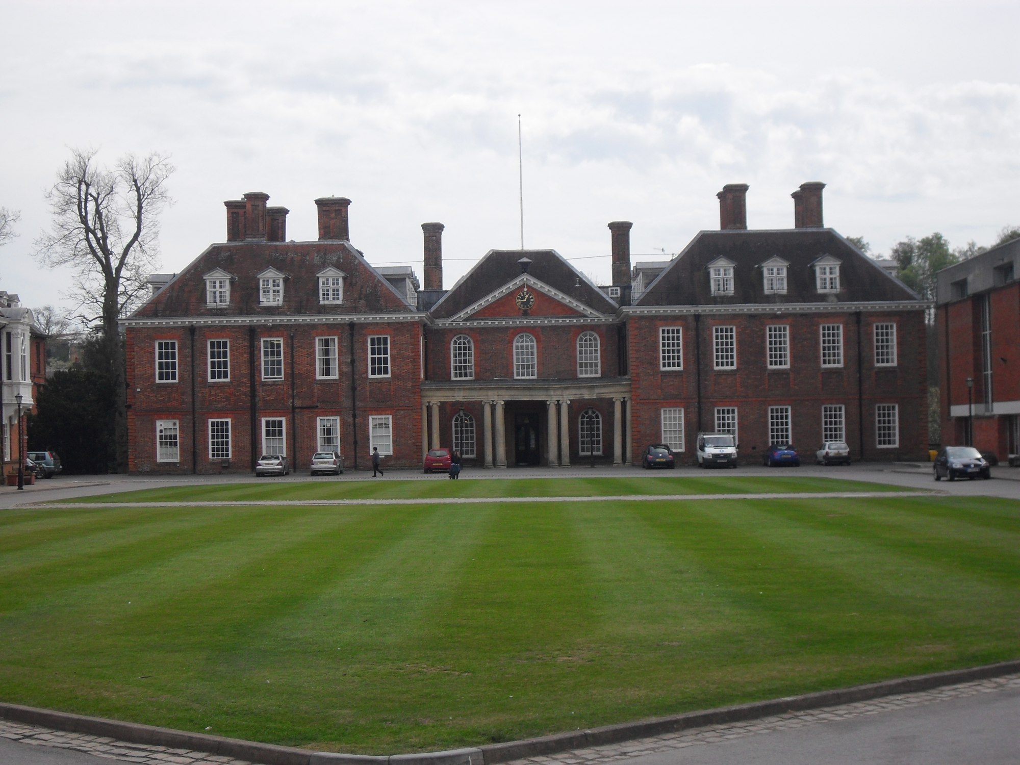 Red-brick campus buildings in Marlborough